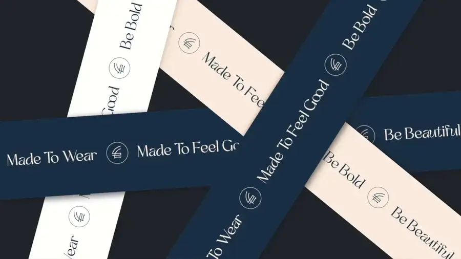 Sabdita Fashion brand slogan animation